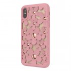 SwitchEasy Fleur Case for iPhone X/XS Rose Pink (GS-81-146-18)