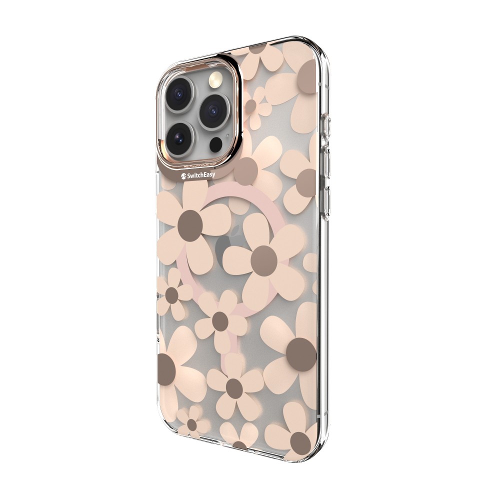 Switcheasy Fleur M 3D Patterned Shockproof Case for iPhone 16 Pro Max Rose (SPH67P269RS24)