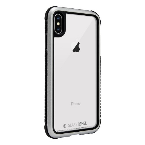 Switcheasy Glass Rebel Case For iPhone XS Max Metal Silver (GS-103-46-173-96)