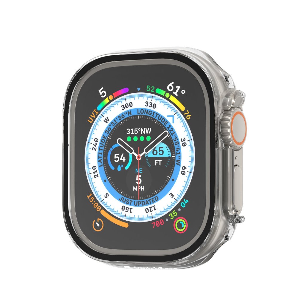 Switcheasy Hybrid Apple Watch Case 49mm Transparent (SAWU49089TR22)