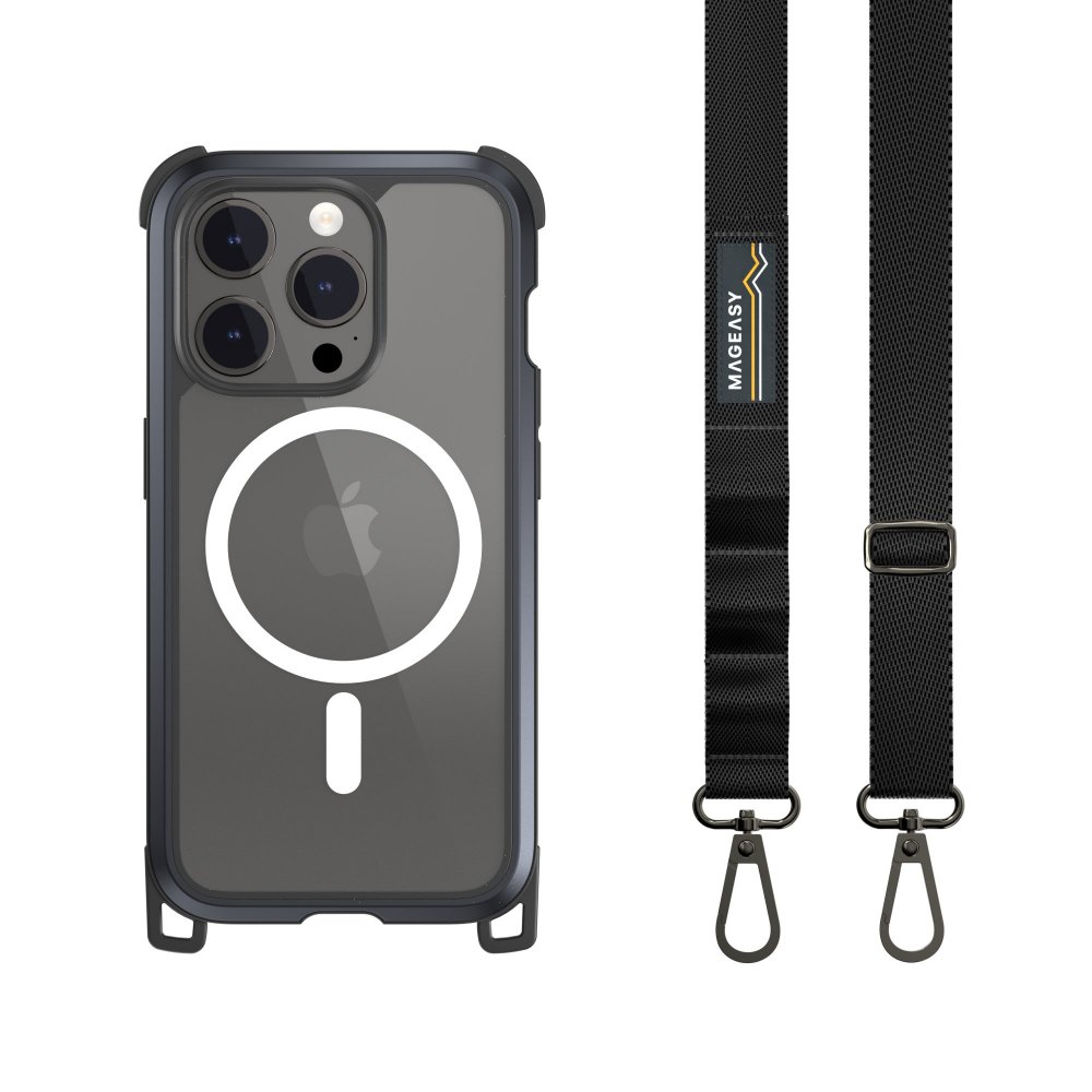 Switcheasy Odyssey M Strap Metal Black For iPhone 15 Pro (MPH56P173EC23)