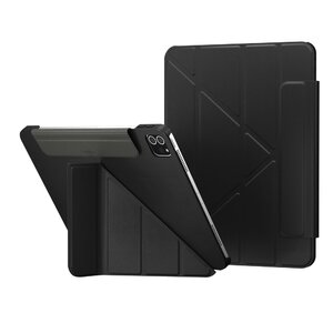Switcheasy Origami For iPad Air 11" (2024/M2)/ Pro 11" (2022-2018) & iPad Air 10.9" (2022-2020) Leather Black (SPD219093LK22)