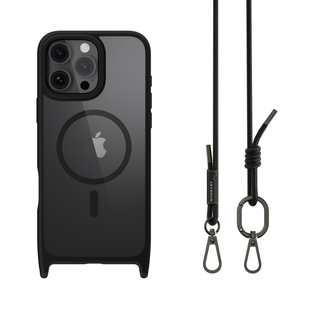 Switcheasy Roam M Shockproof with Lanyard Black for iPhone 16 Pro Max (MPH67P260BK24)