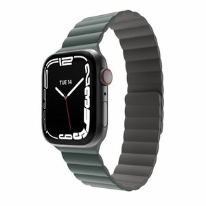 Switcheasy Skin Silicone Magnetic Watch Band for Apple Watch 42/44/45/49mm Pine Green (MAW245078PG22)