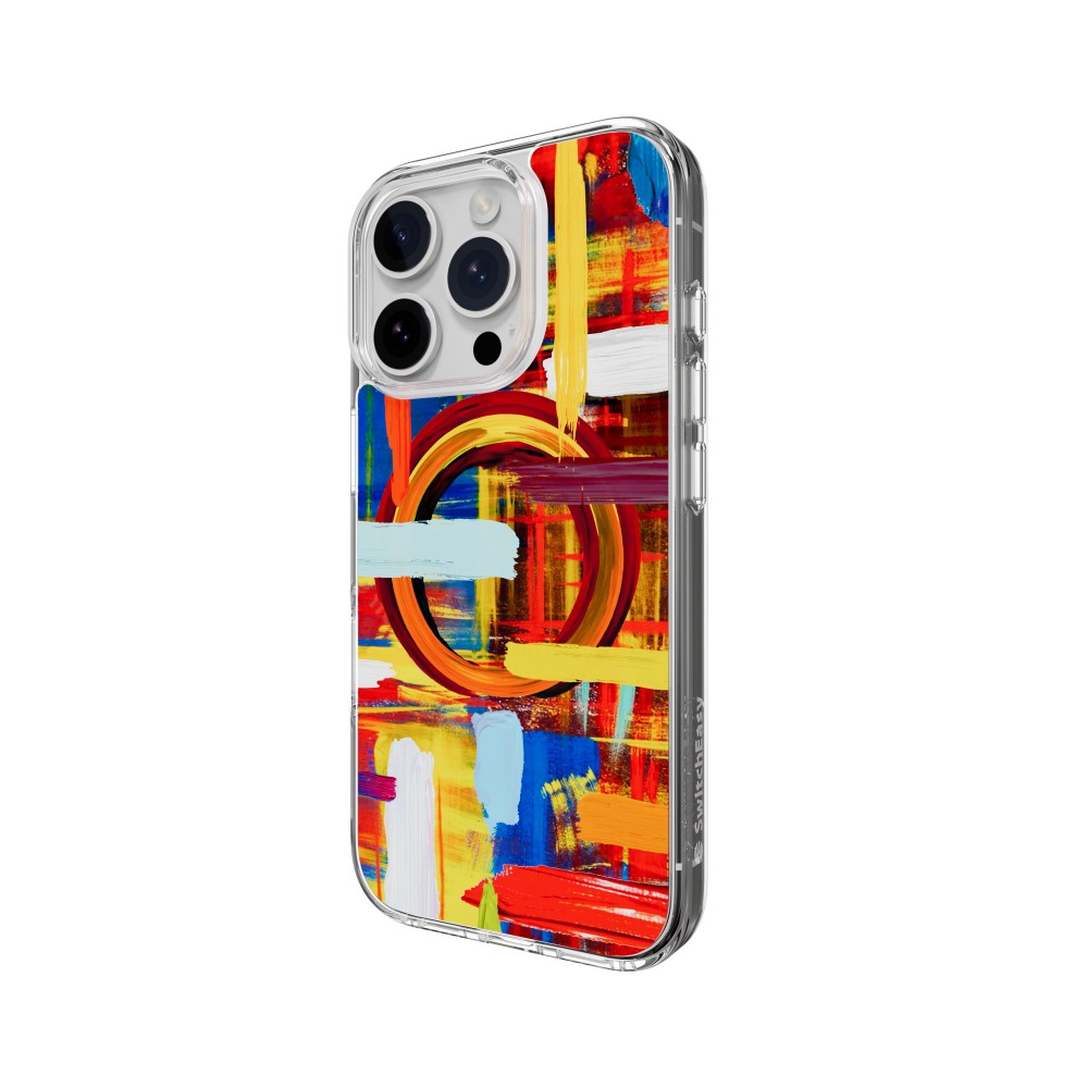 Switcheasy Style M Pattern Shockproof Case Painting for iPhone 16 Pro (SPH66P275PN24)