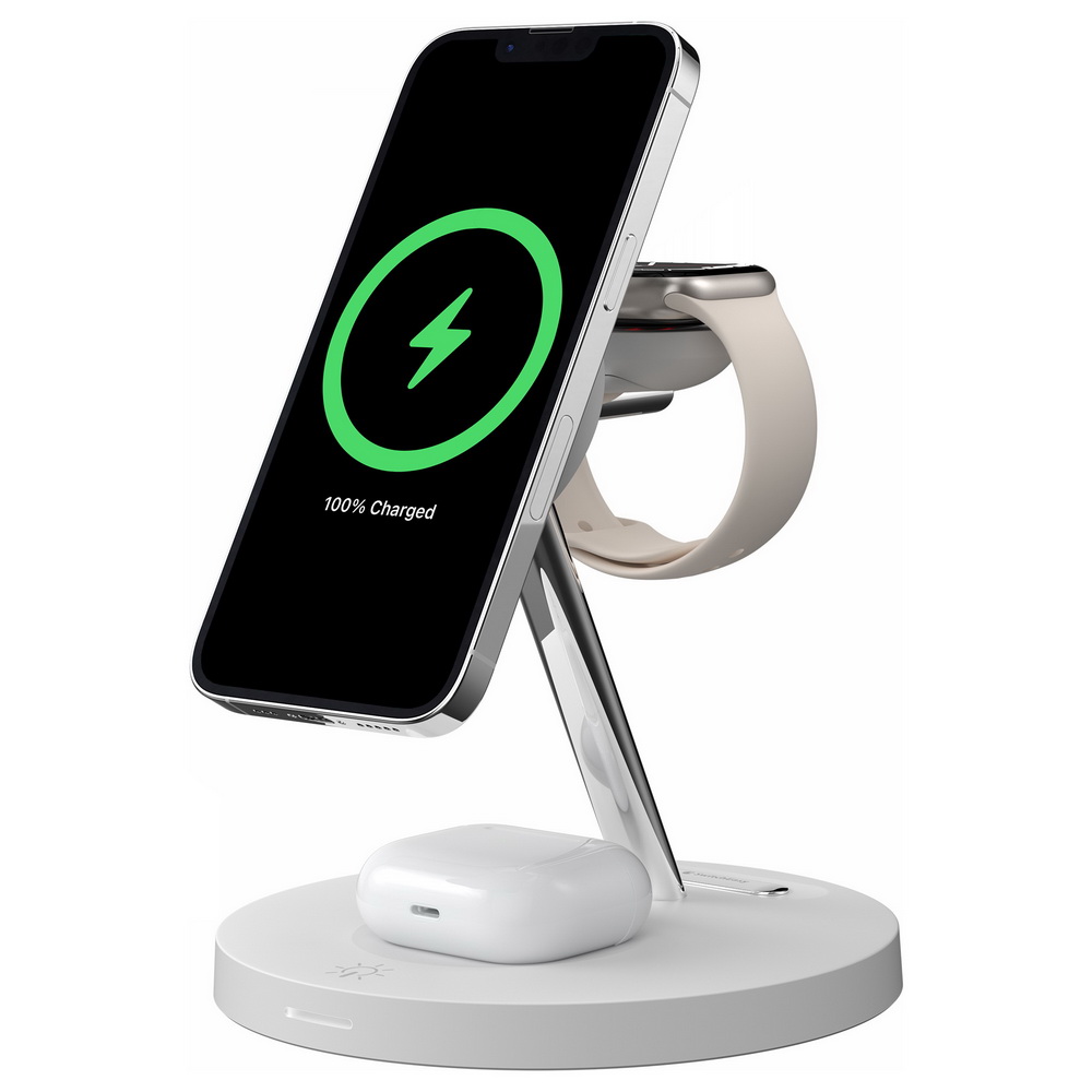 Switcheasy MagPower 4 in 1 Magnetic Wireless Charging Stand White (GS-103-235-290-12)