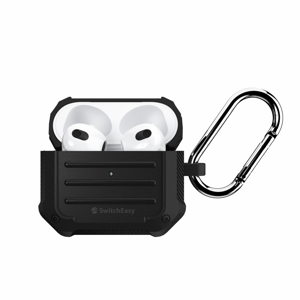 Switcheasy Odyssey Rugged Utility Protective Case Black For AirPods 3 (GS-108-174-114-11)