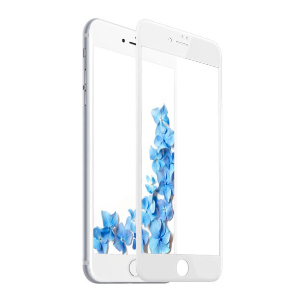 Baseus Silk-screen 3D Arc Protective Film For iPhone 7/8 White (SGAPIPH7-A3D02)