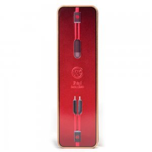Wekome 2-in-1 Data Cable Red (WKC-001-RD)