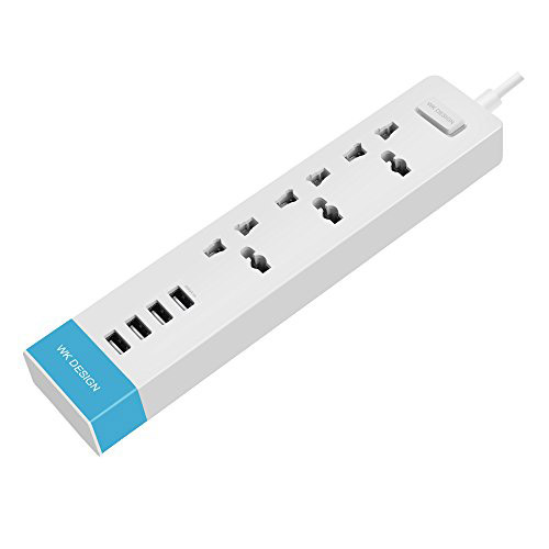 WK Design Joy Power Strip 4 USB 2.1A White (WP-P01)