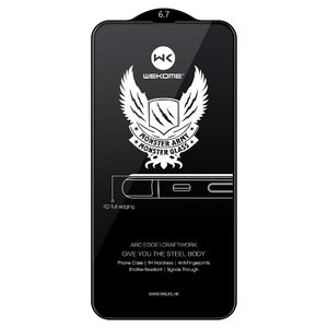 WK Design Kingkong 4D Curved Screen Protector Black For iPhone 13 Pro Max/14 Plus (WTP-010-IP13PM)