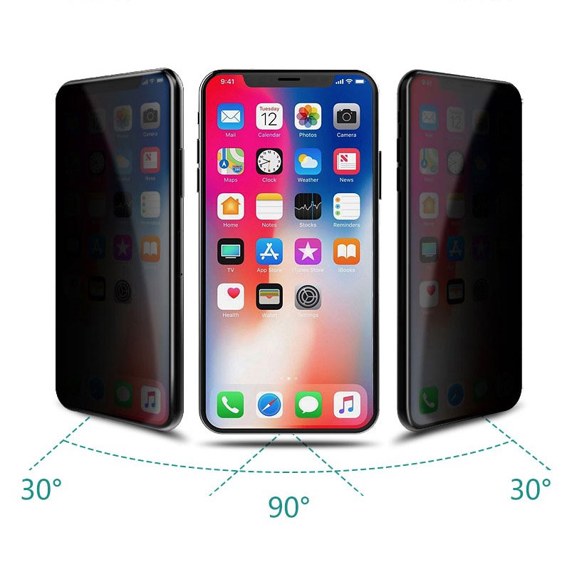 WK Design Kingkong 4D Curved Tempered Glass Privacy For iPhone X/XS/11 Pro (WTP-012-X11P)