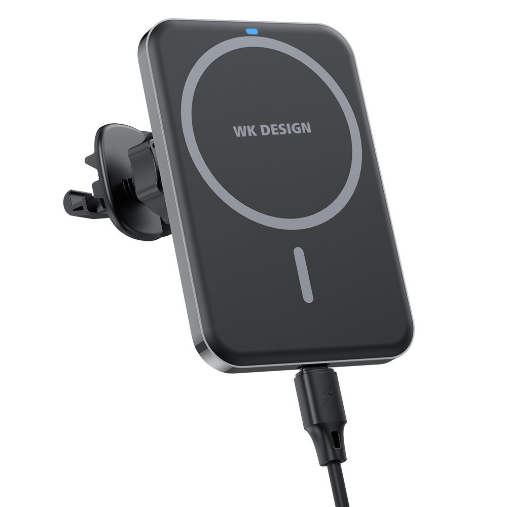 WK Design Magnet Wireless Car Charger (15W MAX) Black (WP-U95-BK)