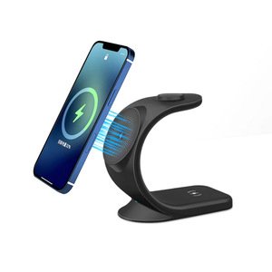 Wekome Magnetic Wireless Charger 3 in 1 Black (OJD-83)