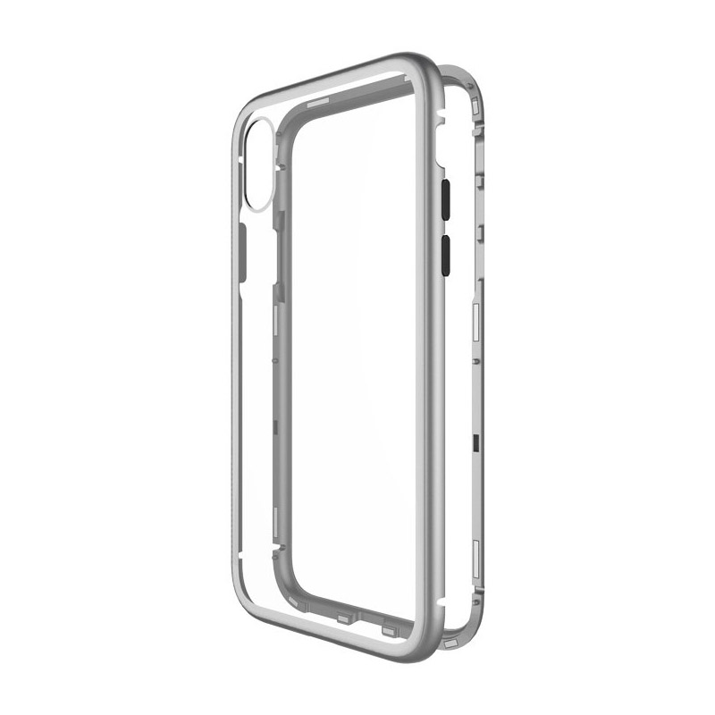 WK Design Magnets Case For iPhone XR Silver (WPC-103-RSL)