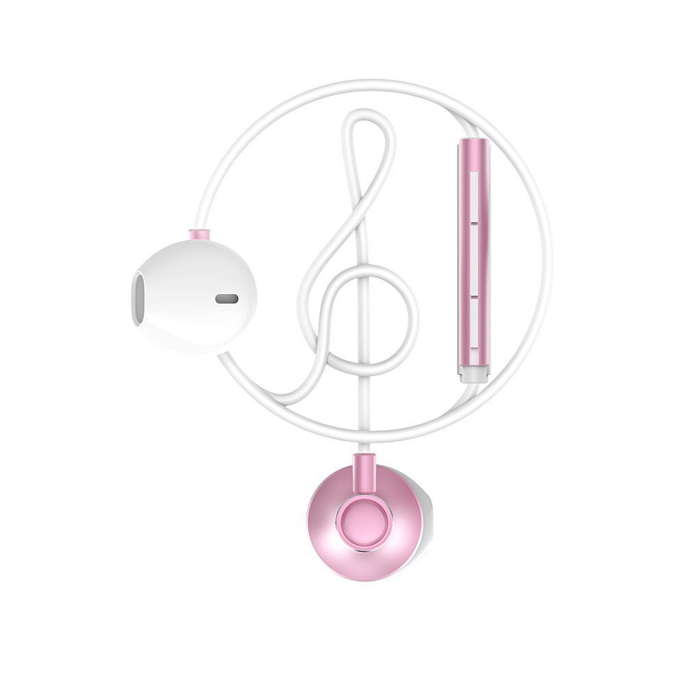 WK Design Wired Earphone Pink (WE300PK)