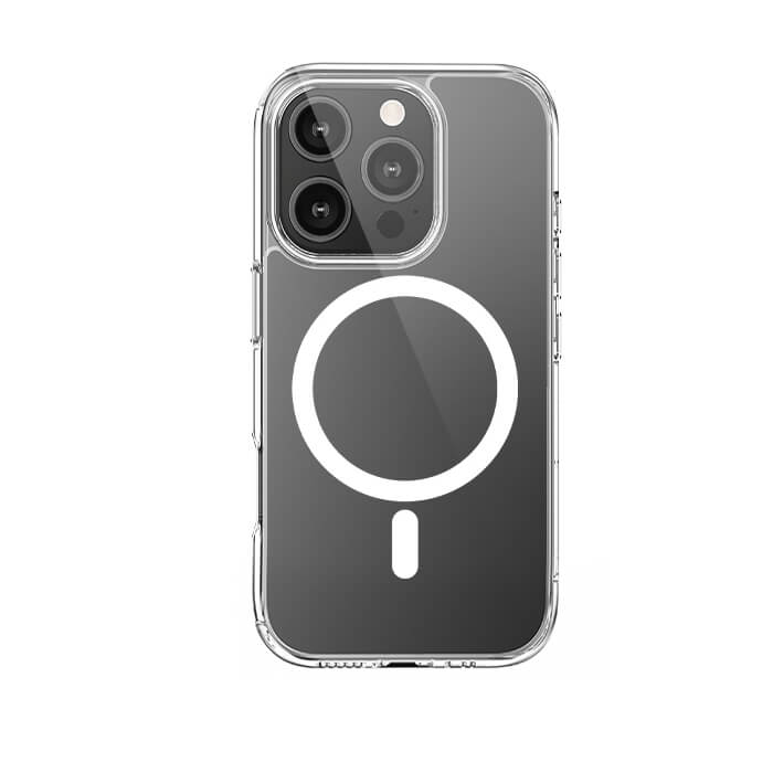 WK Wekome Military Grade Shatter-resistant Magnet Case Clear For iPhone 16 Pro (WPC-007)