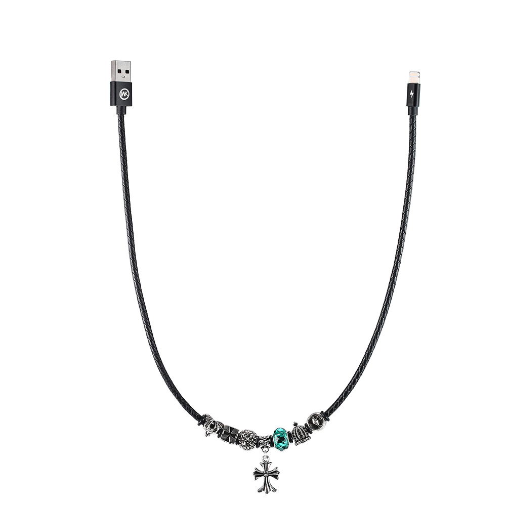 WK Design Pandora Cable Lightning Cross Medal (WDC-016-CR)