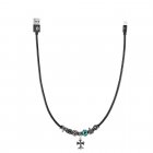 WK Design Pandora Cable Lightning Cross Medal (WDC-016-CR)