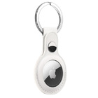 Yosyn Leather Key Ring Case For AirTag White