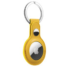 Yosyn Leather Key Ring Case For AirTag Yellow